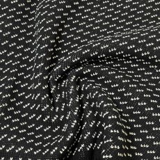 画像4: Binghamton Knitting Company Fleck Pullover Knit Sweater - BlackｘNatural (4)