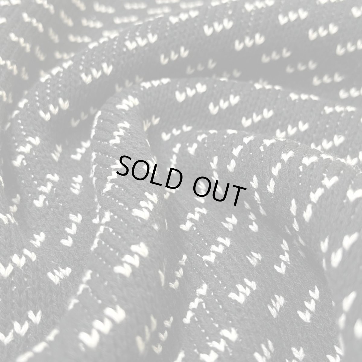 画像5: Binghamton Knitting Company Fleck Pullover Knit Sweater - BlackｘNatural (5)