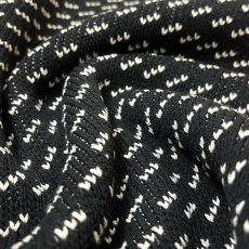 画像5: Binghamton Knitting Company Fleck Pullover Knit Sweater - BlackｘNatural (5)