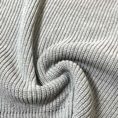 画像4: Binghamton Knitting Company Shaker Pullover Knit Sweater Light Grey / ビンガムトン ニッティングカンパニー シェイカー プルオーバー ニット セーター ジーンズ ライトグレー (4)
