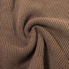 画像4: Binghamton Knitting Company Shaker Pullover Knit Sweater - Brown (4)
