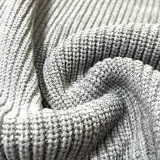 画像5: Binghamton Knitting Company Shaker Pullover Knit Sweater Light Grey / ビンガムトン ニッティングカンパニー シェイカー プルオーバー ニット セーター ジーンズ ライトグレー (5)