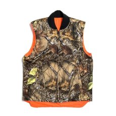画像1: World Famous Sports Real Tree Reversible Vest Burly Camo Tan (1)