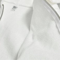 画像5: Los Angeles Apparel 14oz Heavy Fleece Full Zip Hoodie White / ロサンゼルスアパレル 14オンス ヘビーフリース フルジップ スウェットフーディ ホワイト (5)