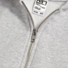 画像4: Los Angeles Apparel 14oz Heavy Fleece Full Zip Hoodie - Ash (4)