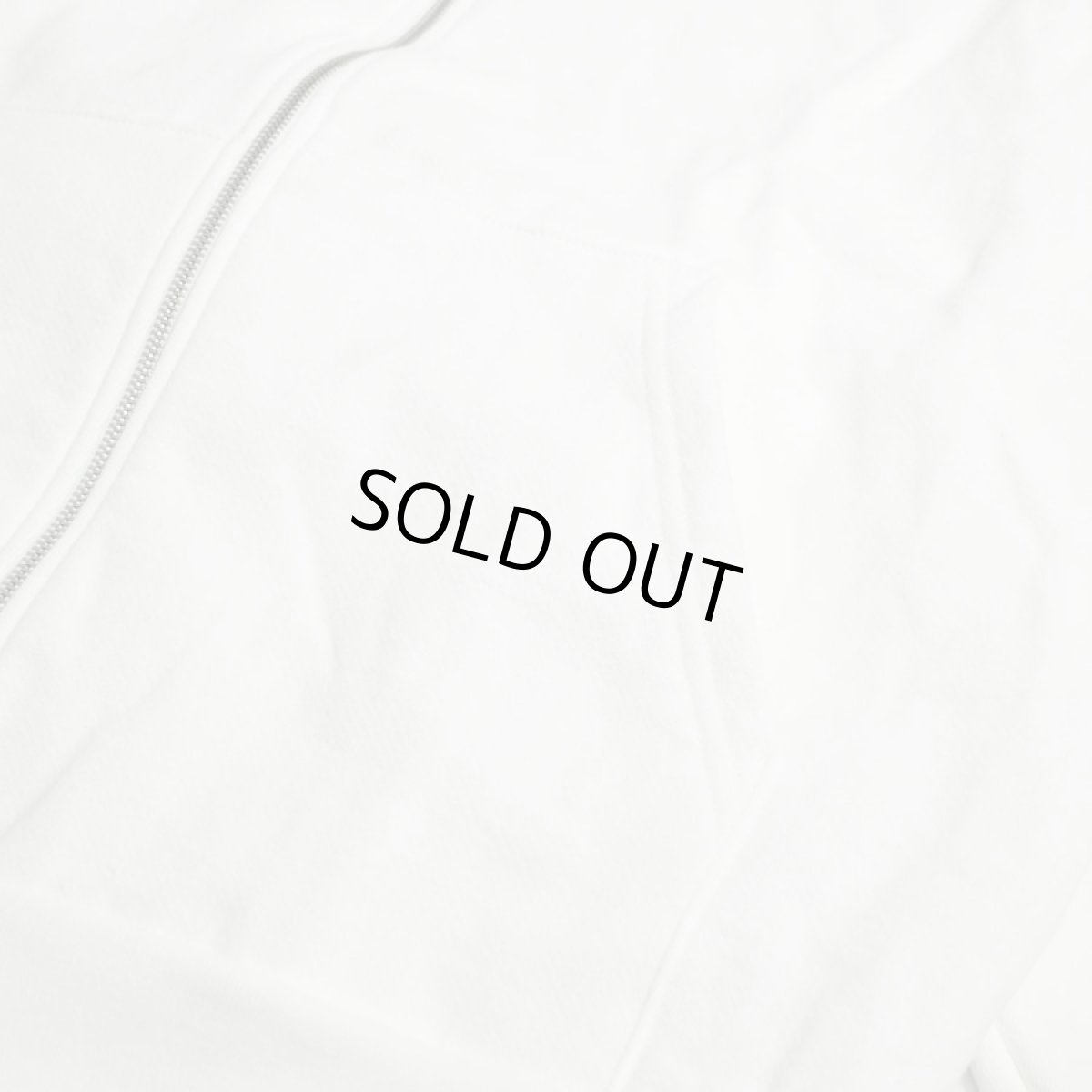 画像6: Los Angeles Apparel 14oz Heavy Fleece Full Zip Hoodie - White (6)