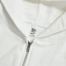 画像3: Los Angeles Apparel 14oz Heavy Fleece Full Zip Hoodie White / ロサンゼルスアパレル 14オンス ヘビーフリース フルジップ スウェットフーディ ホワイト (3)