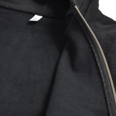 画像4: Los Angeles Apparel 14oz Heavy Fleece Full Zip Hoodie Black / ロサンゼルスアパレル 14オンス ヘビーフリース フルジップ スウェットフーディ ブラック (4)