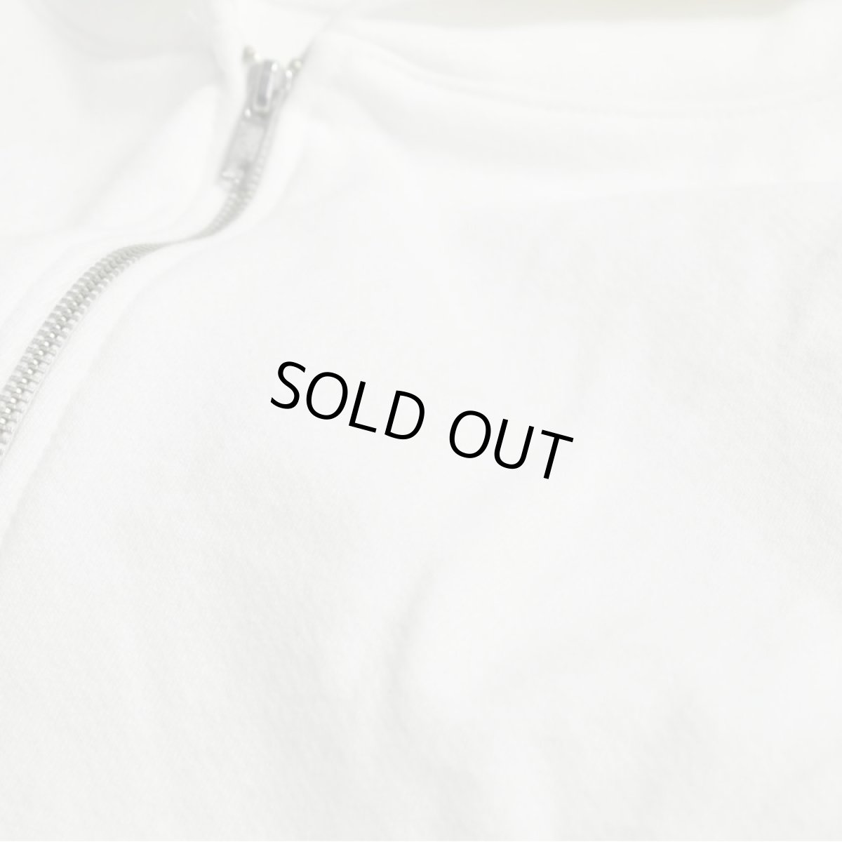 画像4: Los Angeles Apparel 14oz Heavy Fleece Full Zip Hoodie - White (4)