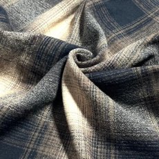 画像4: Shakawear Plaid Flannel Overshirts - TanｘBlack (4)