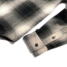 画像3: Shakawear Plaid Flannel Overshirts - Shadow Black (3)