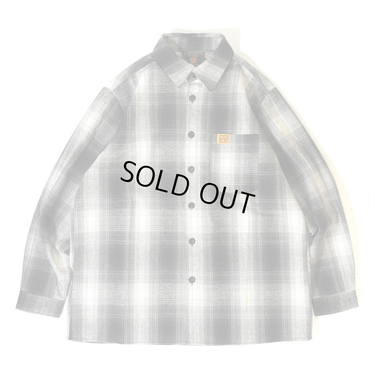 画像1: FB County L/S Checker Flannel Shirts - Black/White (1)