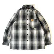 画像1: FB County L/S Checker Flannel Shirts - Black/White (1)