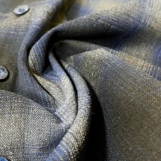 画像4: FB County L/S Checker Flannel Shirts - Royal/BlackｘGrey (4)