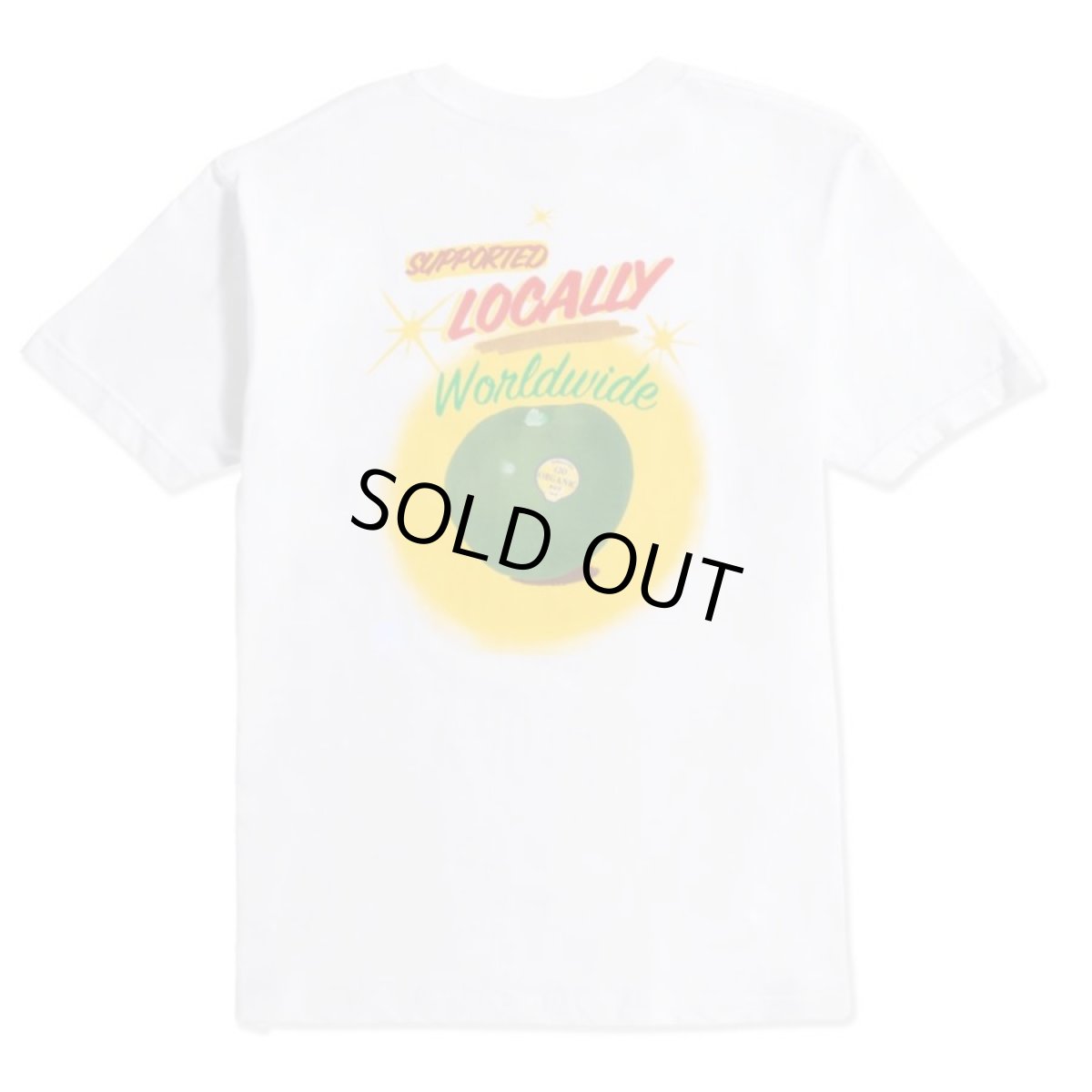 画像1: HUF Local Support T-Shirts White / ハフ ローカルサポート Tシャツ ホワイト (1)