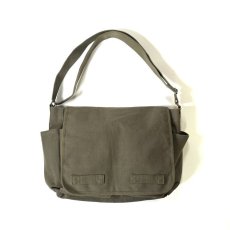 画像1: Rothco Vintage Unwashed Canvas Messenger Bag Olive Drab / ロスコ キャンバス メッセンジャーバッグ オリーブ (1)