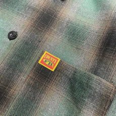 画像4: FB County L/S Checker Flannel Shirts BlackｘGreen / エフビーカウンティ チェッカー フランネル シャツ ブラックｘグリーン (4)