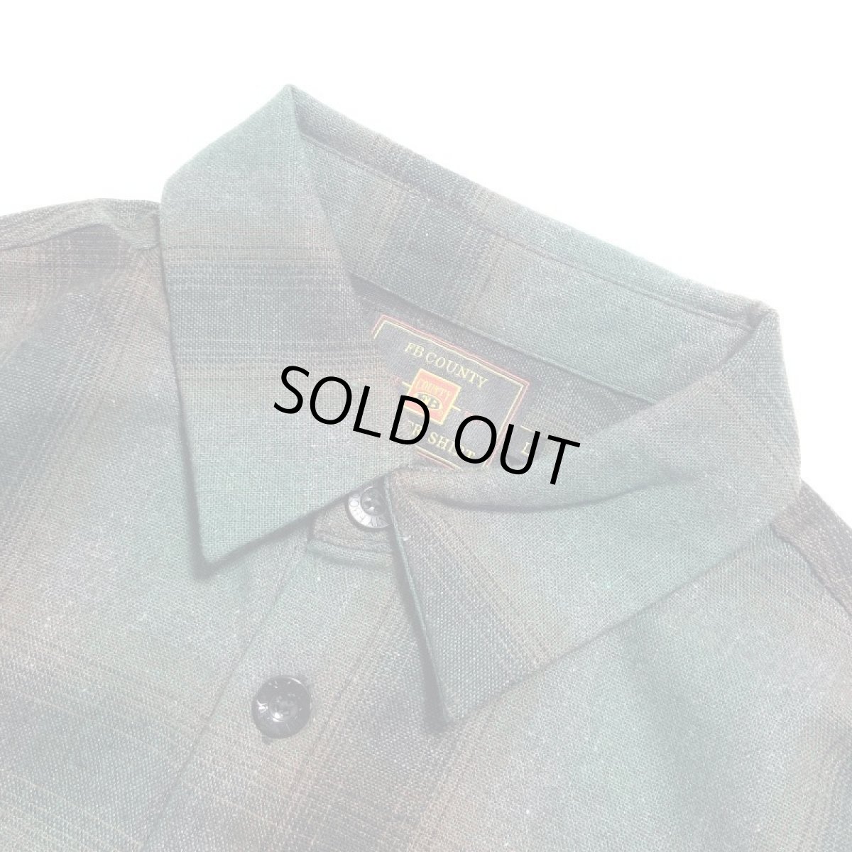 画像3: FB County L/S Checker Flannel Shirts - Black/Green / エフビー・カウンティ チェッカーフランネルシャツ (3)