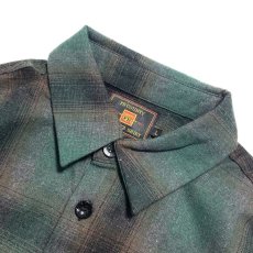 画像3: FB County L/S Checker Flannel Shirts - Black/Green (3)