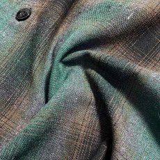 画像5: FB County L/S Checker Flannel Shirts - Black/Green (5)