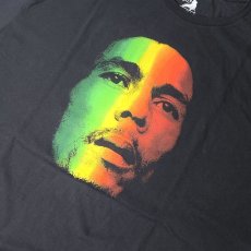 画像2: Zion Rootswear Bob Marley Face T-Shirts Black / ザイオンルーツウェア フェイス Tシャツ ブラック (2)