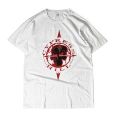 画像1: Cypress Hill Skull & Compass T-Shirts White / サイプレスヒル  スカル&コンパス Tシャツ ホワイト (1)