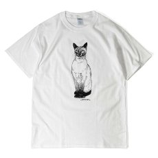 画像1: Coming & Going Designs Siamese Cat T-Shirts White / カミングアンドゴーイングデザイン シャム Tシャツ ホワイト (1)
