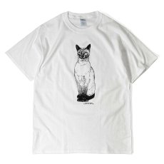 画像1: Coming & Going Designs Siamese Cat T-Shirts - White (1)