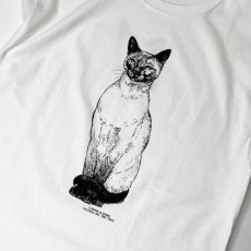 画像3: Coming & Going Designs Siamese Cat T-Shirts White / カミングアンドゴーイングデザイン シャム Tシャツ ホワイト (3)