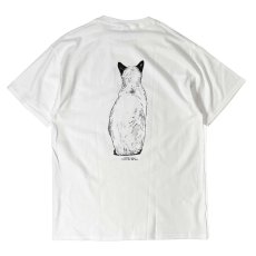 画像2: Coming & Going Designs Siamese Cat T-Shirts White / カミングアンドゴーイングデザイン シャム Tシャツ ホワイト (2)