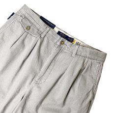 画像3: Polo Ralph Lauren Whitman Pleated Chino Pants Grey / ポロ ラルフローレン ウィットマン プリーツ チノパンツ グレー (3)