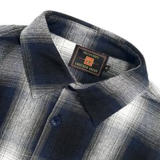 画像3: FB County S/S Checker Flannel Shirts - Royal/Grey/White (3)