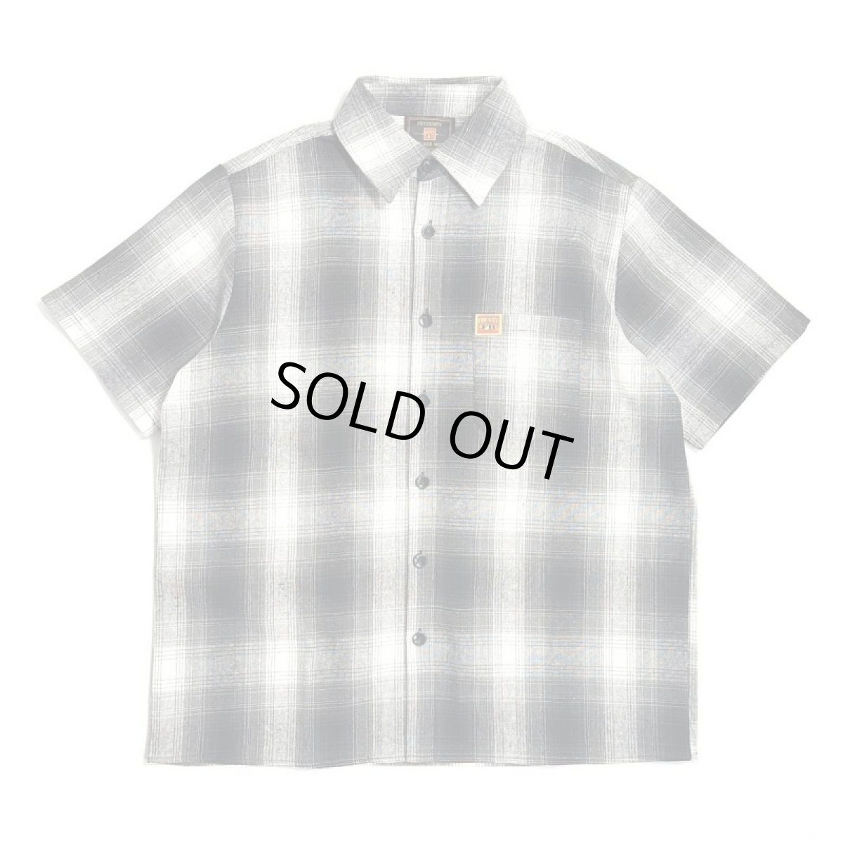画像1: FB County S/S Checker Flannel Shirts - Black/White (1)