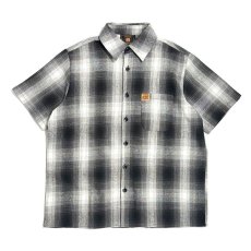 画像1: FB County S/S Checker Flannel Shirts - Black/White (1)