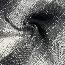 画像4: FB County S/S Checker Flannel Shirts - Black/White (4)