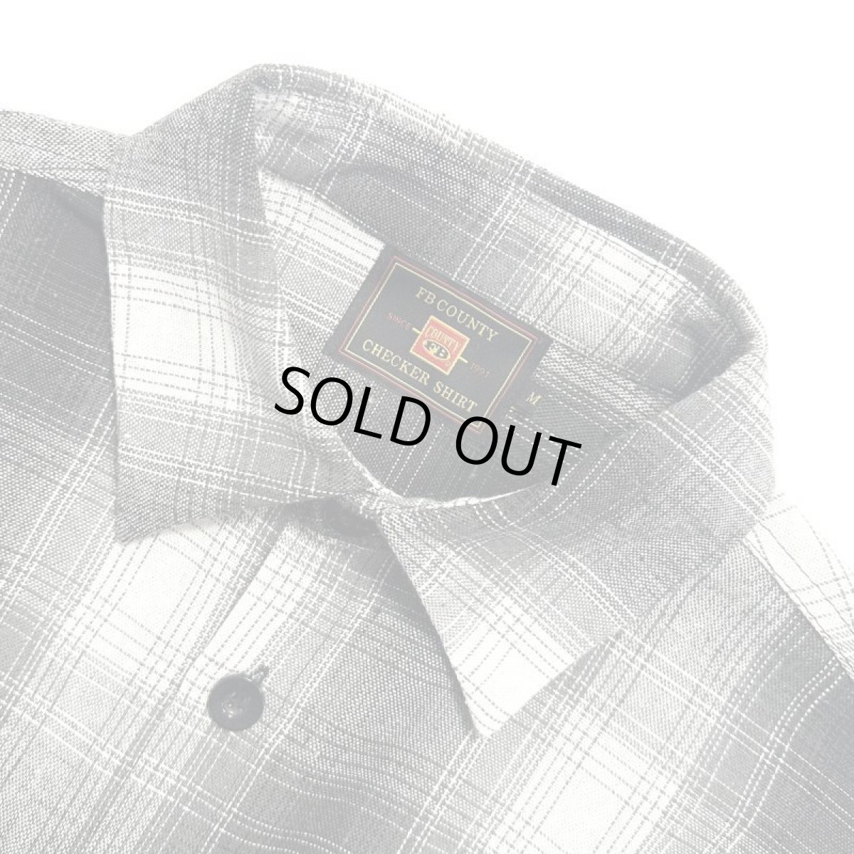 画像3: FB County S/S Checker Flannel Shirts - Black/White (3)