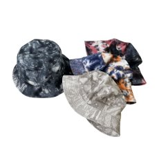 画像2: Pit Bull Cap Tie Dye Cotton Bucket Hat / ピットブルキャップ タイダイ コットン バケットハット (2)