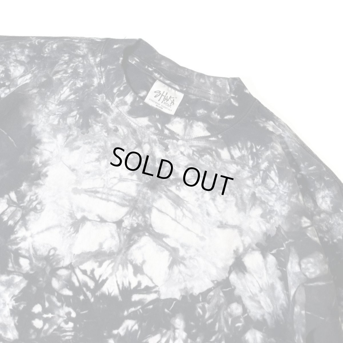 画像2: Shaka Wear 7.5oz Heavyweight Tiedye T-Shirts - Black (2)