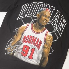 画像2: Dennis Rodman S/S T-Shirts Black / デニス・ロッドマン ショートスリーブ Tシャツ ブラック (2)