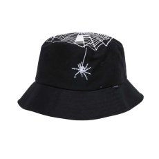 画像1: HUF Tangled Webs Bucket Hat Black / ハフ タングル ウェブス バケットハット ブラック (1)
