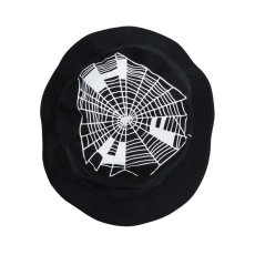 画像2: HUF Tangled Webs Bucket Hat Black / ハフ タングル ウェブス バケットハット ブラック (2)