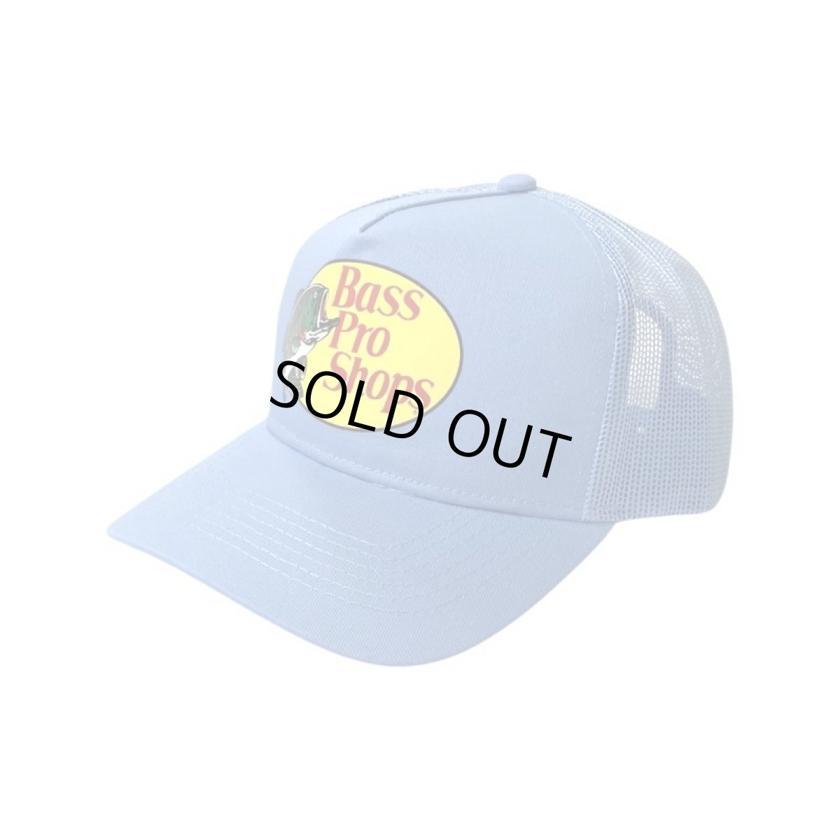 画像1: Bass Pro Shops Mesh Trucker Cap - L.Blue (1)
