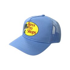 画像1: Bass Pro Shops Mesh Trucker Cap - L.Blue (1)