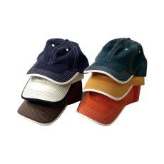 画像1: Cobra Caps Roll Up Visor Contrast Stitch Cap (1)