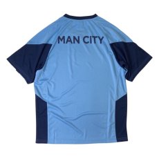 画像2: Manchester City FC Striker Game Day Shirts SaxｘNavy / マンチェスター・シティFC ストライカー ゲーム デイ シャツ サックスｘネイビー (2)