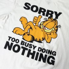 画像2: Garfield Sorry T-Shirts White / ガーフィールド ショートスリーブ Tシャツ ホワイト (2)