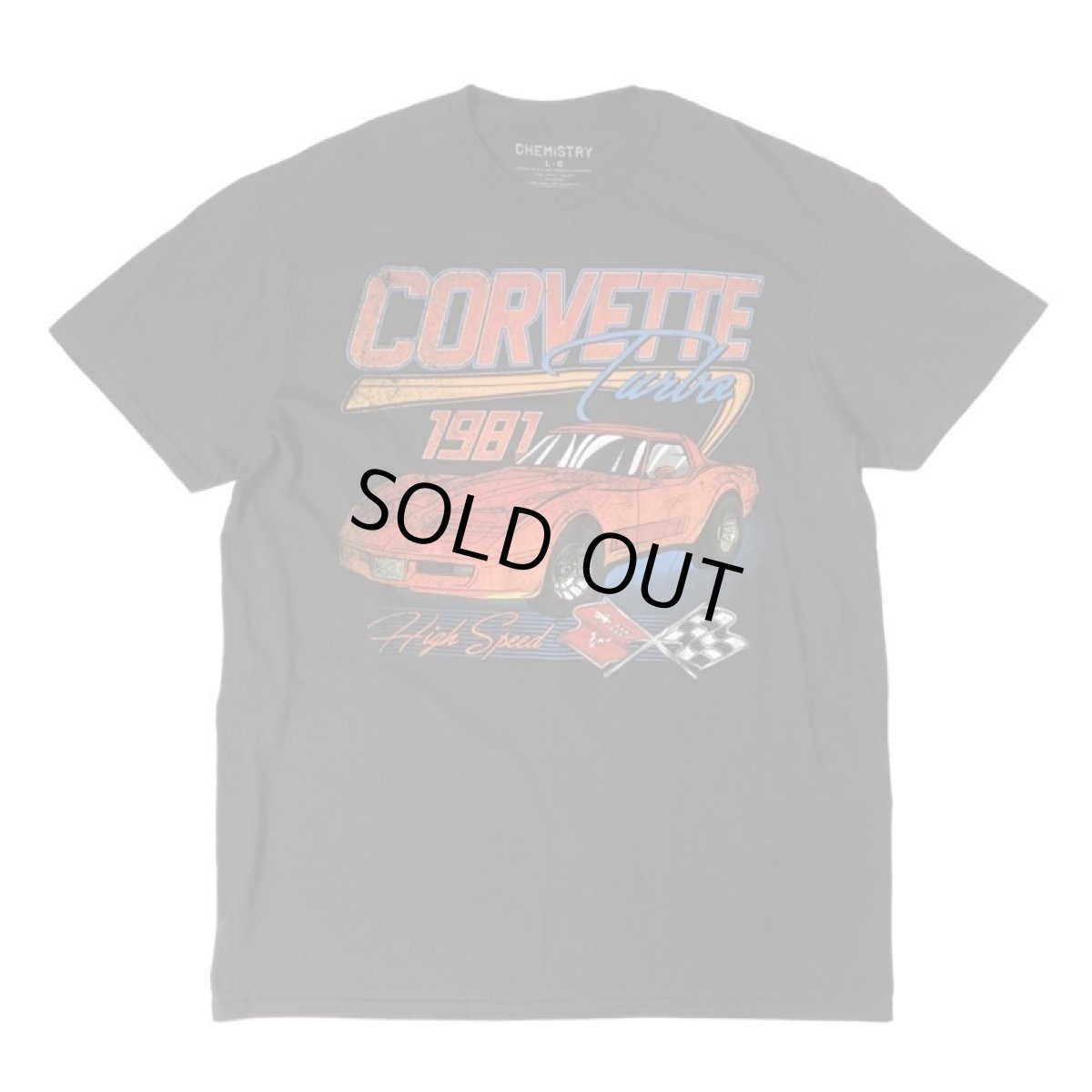画像1: Corvette Turbo 1981 T-Shirts - Black (1)
