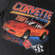 画像2: Corvette Turbo 1981 T-Shirts - Black (2)