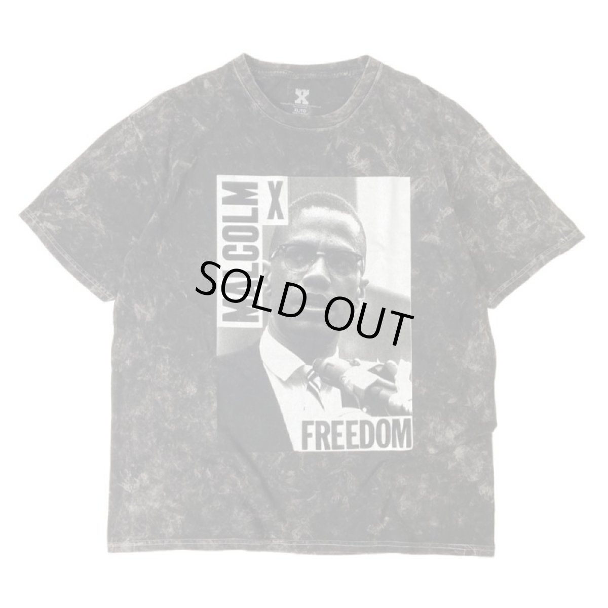 画像1: Malcolm X S/S T-Shirts - Acid Black (1)