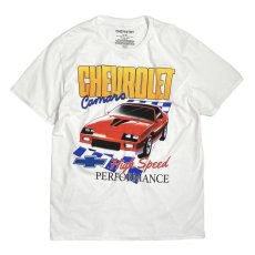 画像1: Chevrolet Camaro High Speed Performance T-Shirts White / シボレー カマロ ハイスピードパフォーマンス ショートスリーブ Tシャツ ホワイト (1)